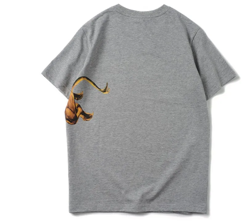 Новинка 2019 мужские Модные футболки в стиле панк футболка хип-хоп с принтом черепа