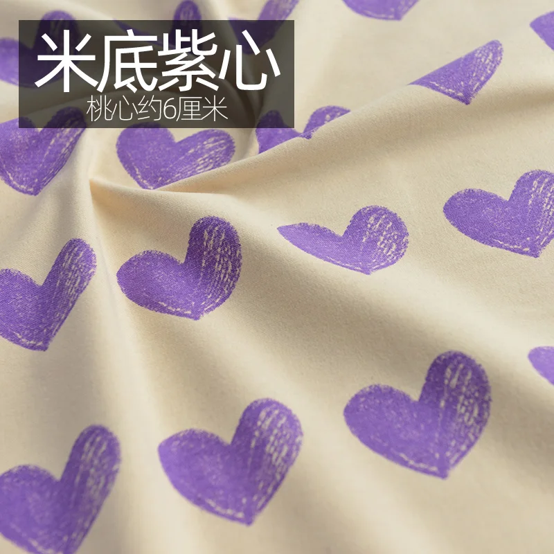 Детская фланелевая ткань из чистого хлопка и бархата с мультяшным цветочным