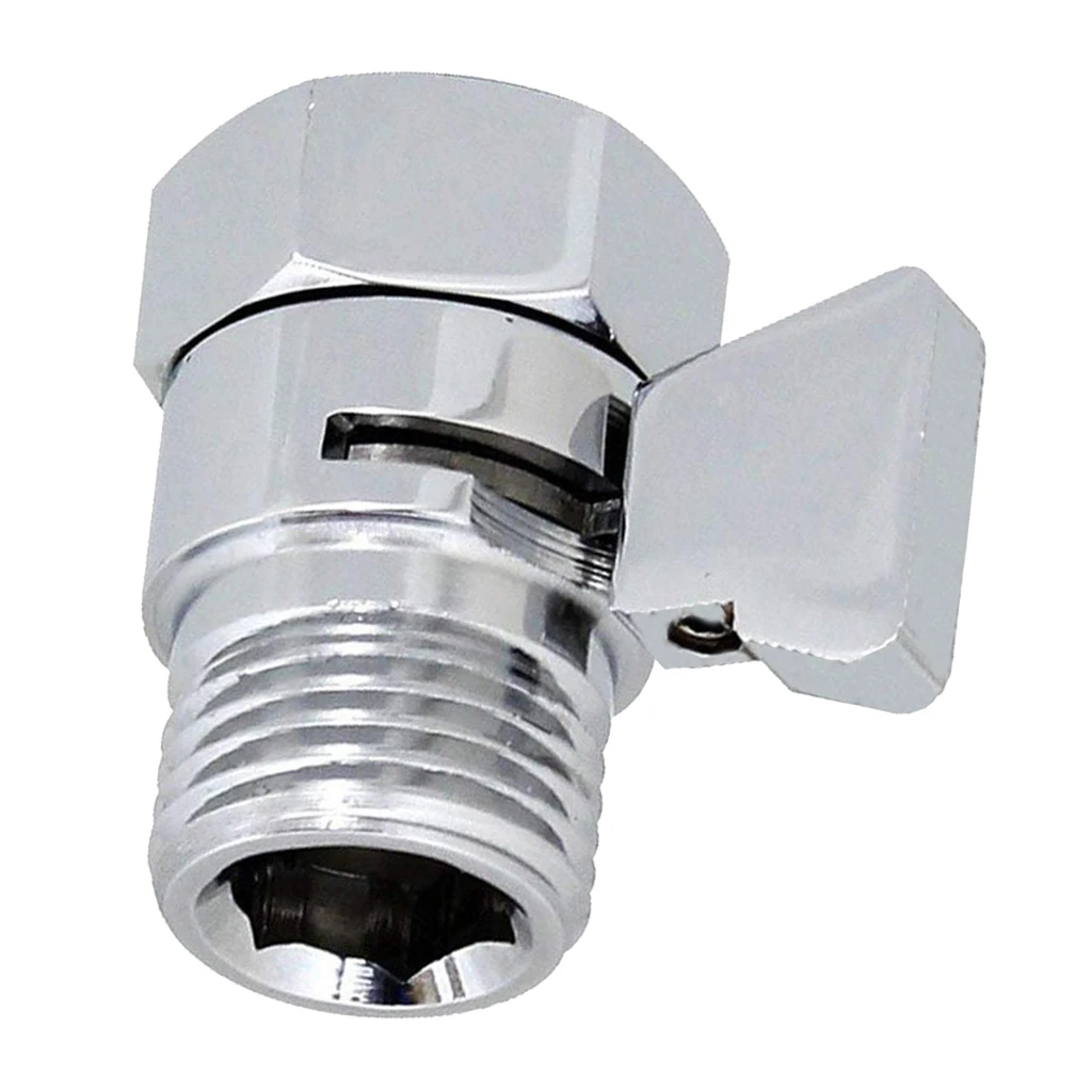 

Waters-saving Handheld Shower Head Hose Shut-Off Diverter Control Valve 1/2"