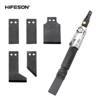 hifeson 100c pneumatic shovel mini blade air scraper knife detachable head straight type rust remover pneumatic chisel