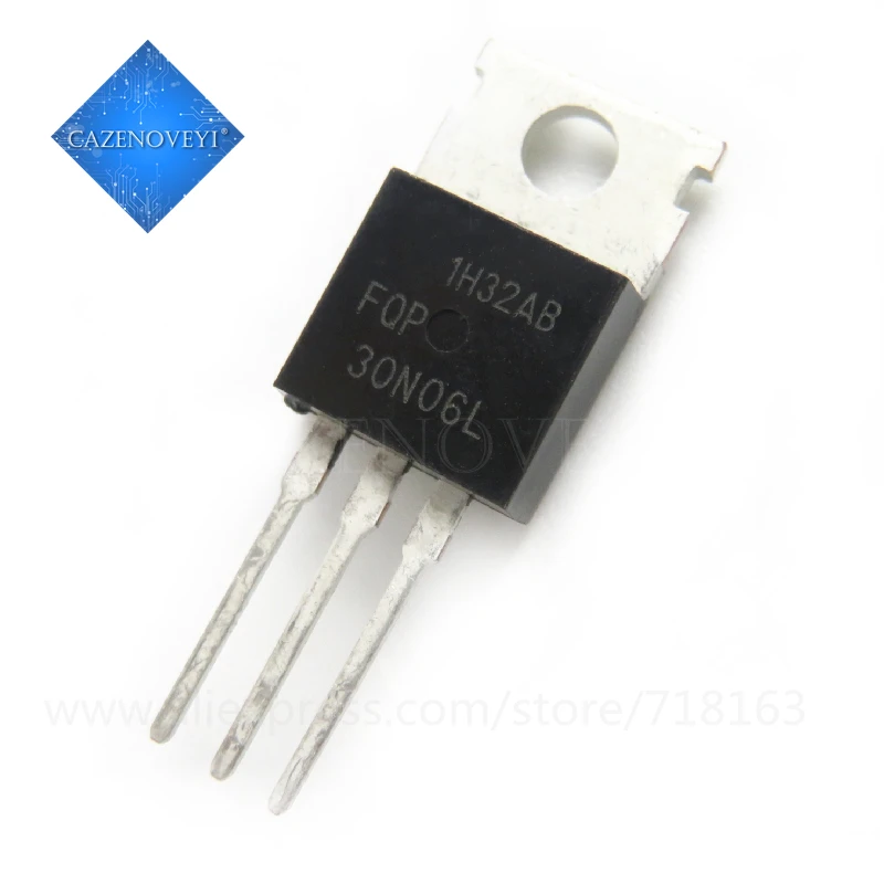 10pcs/lot FQP30N06L FQP30N06 30N06 TO 220 In Stock|Интегральные схемы| |