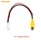 FEELDO автомобильная парковочная камера заднего вида видеоразъем конвертер кабель для Toyota Camry парковочный обратный провод адаптер