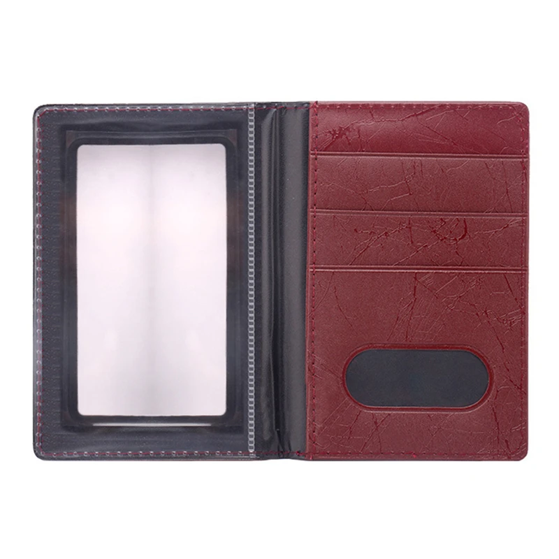 Обложка для паспорта мужчин и женщин дорожная кожаная защитная сумка