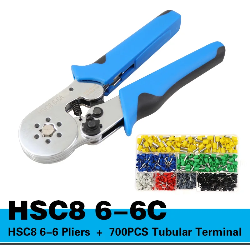 Обжимные мини инструменты обжимные плоскогубцы для кабеля hsc8 6 обжимной