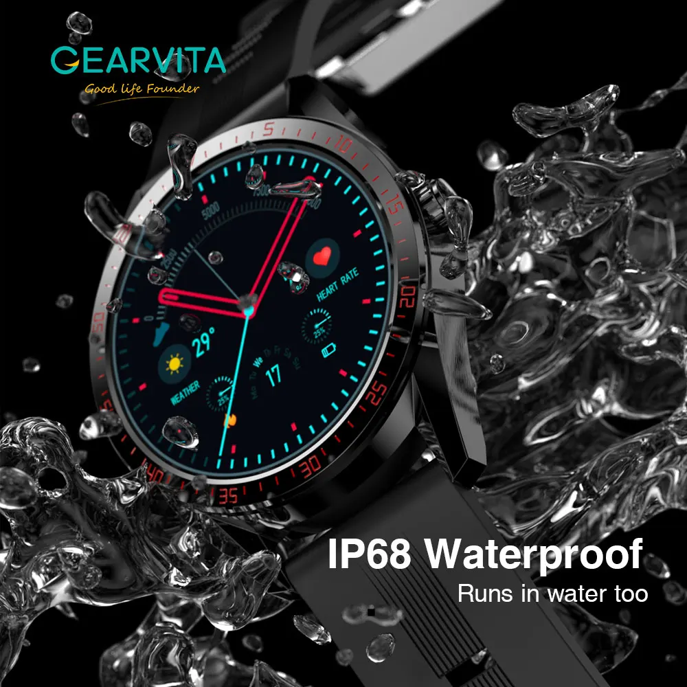 

GEARVITA JD01 SmartWatch 1.39inch AMOLED 454*454 Bluetooth Call ECG IP68 Blood Pressure Heart Rate Fitness Tracker Smart Watch