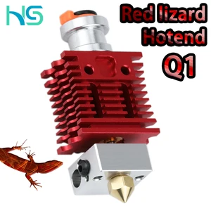 red lizard q1 radiator ultra precision 3d printer extruder is compatible with the v6 hotend and cr10 ender 3 hotend adapters free global shipping
