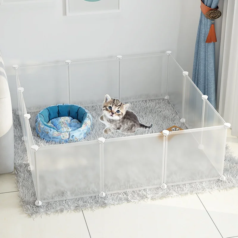 

Pet Playpen Indoor/Outdoor Small Pet Fence Cage Free Activity Large Space Pet Playpen for Hamster Hedgehog Guinea Pig Cage