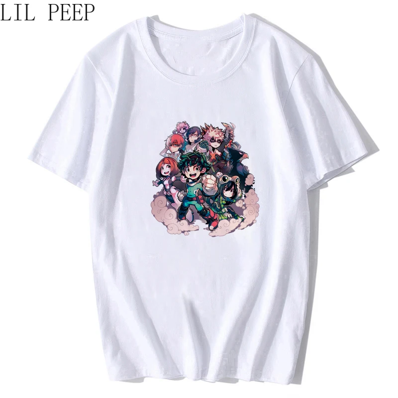 Новое поступление Харадзюку Женская/мужская футболка Boku без мой герой принт