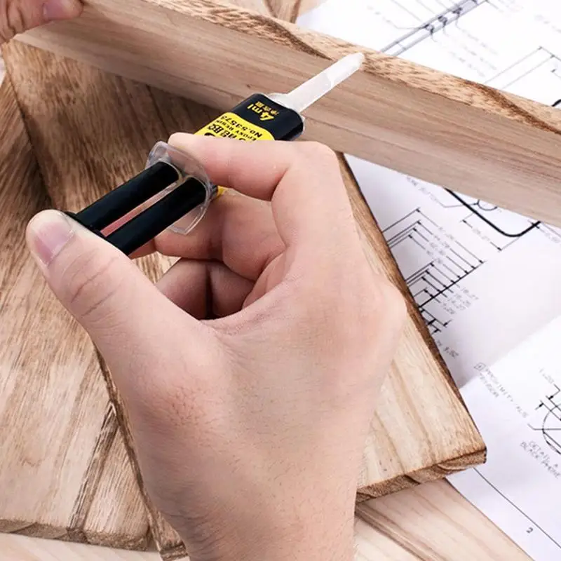 Водостойкий Универсальный крепкий клей эпоксидная смола 4 мл AB канцелярские