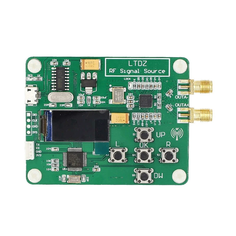 

MAX2870 Signal Source 23.5-6000MHz Generator Module 5V Powered Serial Port Contr Dropshipping