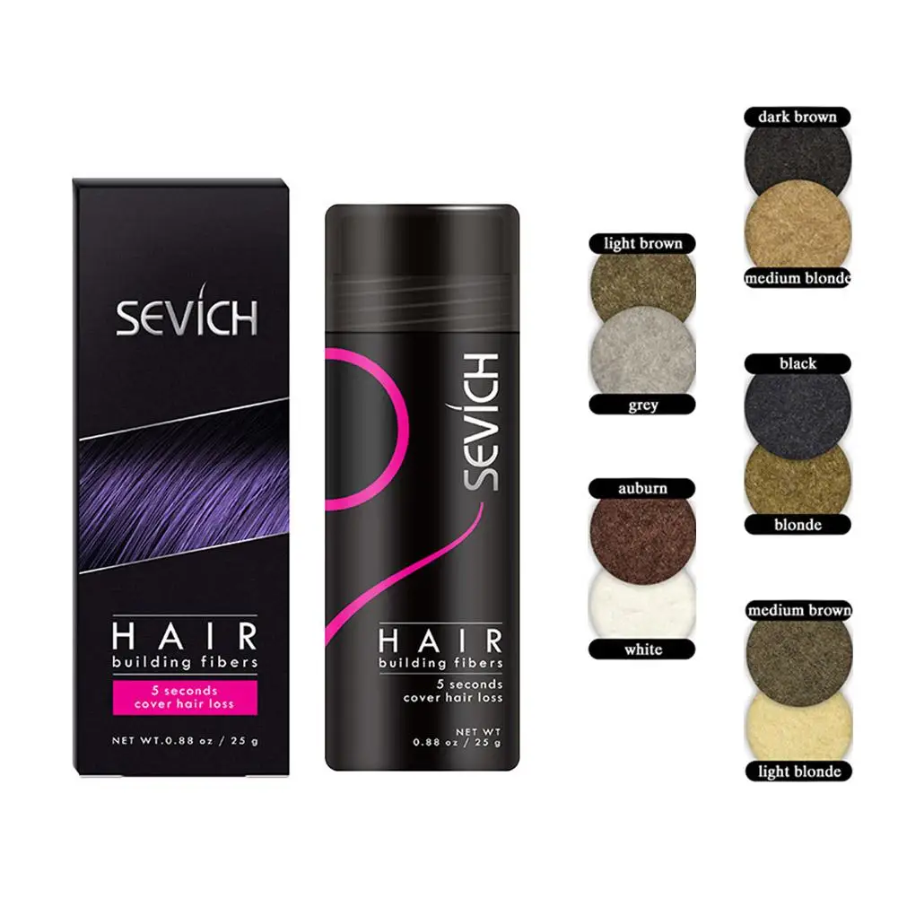 Растительные волокна для наращивания волос порошок утолщение спрей кератин уход