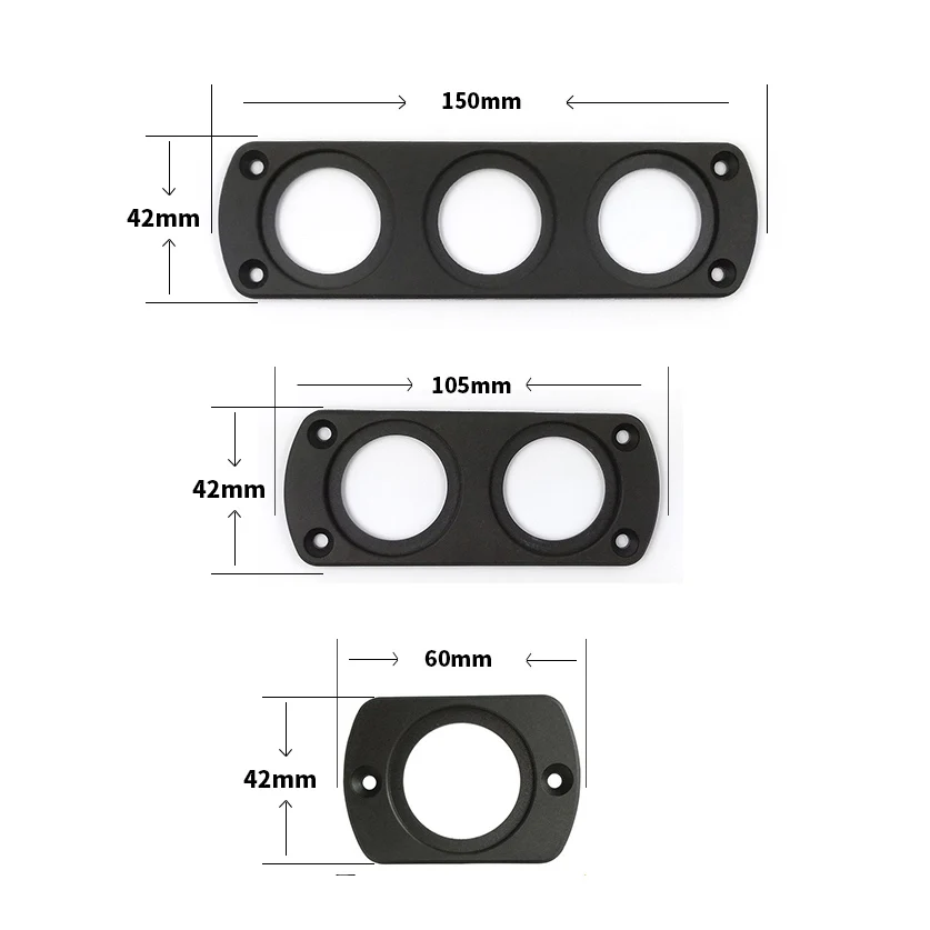 Сделай Сам автомобильное зарядное устройство USB переключатель вольтметр Панель