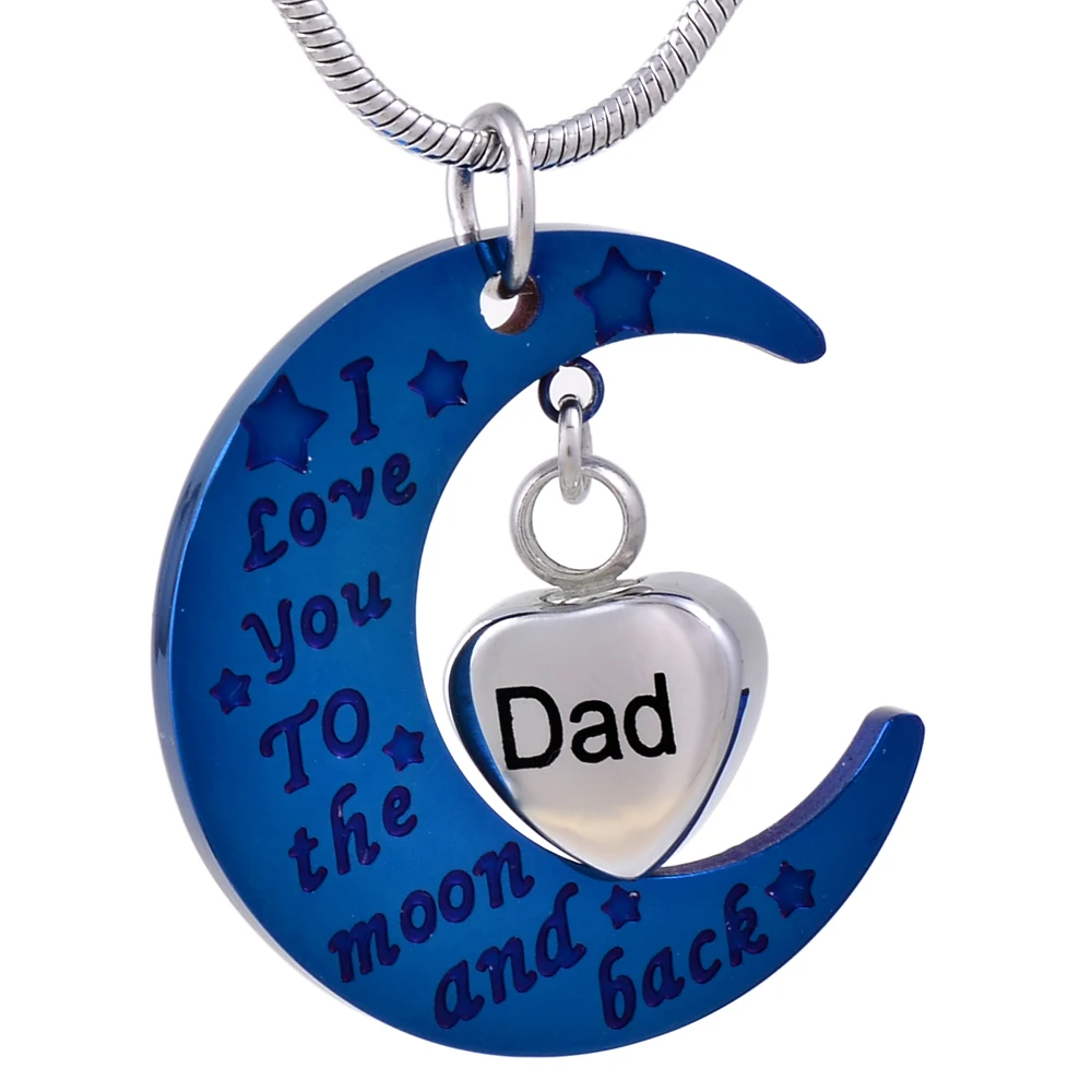 Подвеска-сувенир ожерелье для женщин и мужчин с гравировкой I Love you to the moon and back