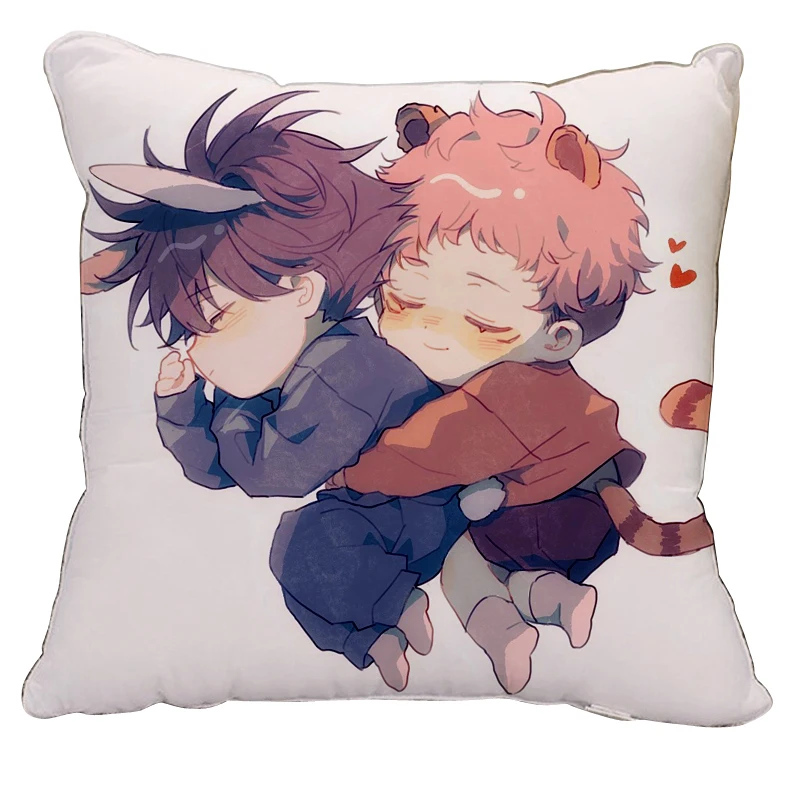 

Jujutsu Kaisen Anime Gojo Satoru Fushiguro Megumi Double Sided Pillow Cosplay Short Plush Dakimakura Sofa Cushion Xmas Gifts