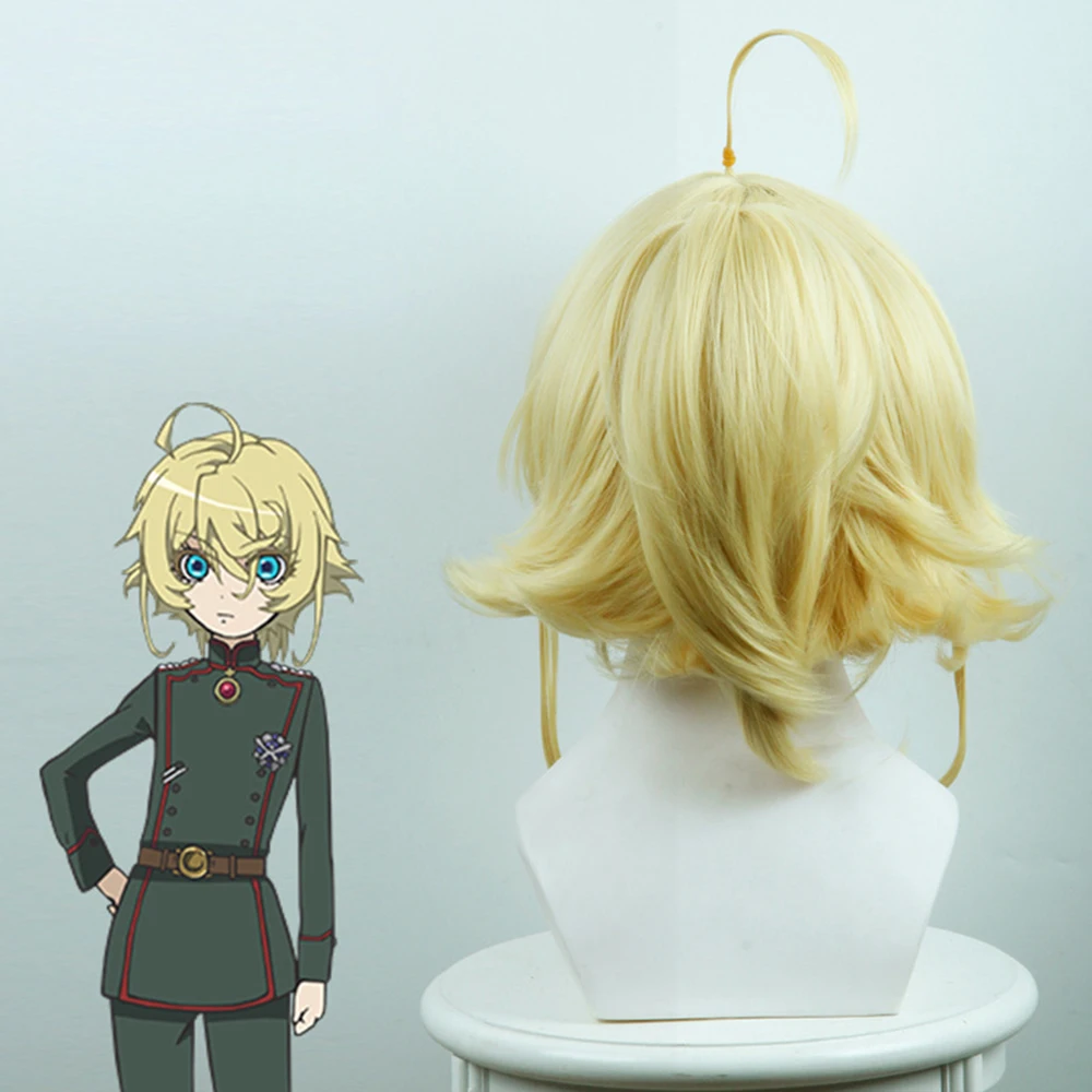 Парик для косплея Youjo Senki Tanya von degurecaff термостойкий прямой из синтетических волос