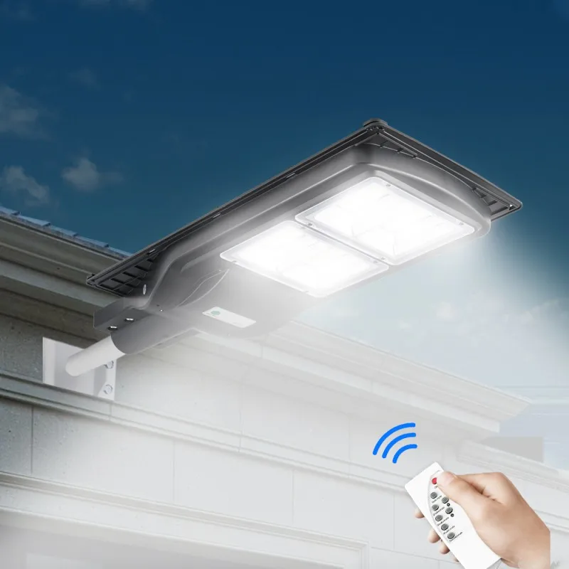 

Solar Street Light Radar motion 240W 180W 120W 60W LED Gray IP65 Constantly Waterproof Induction Solar Sensor Remote Control