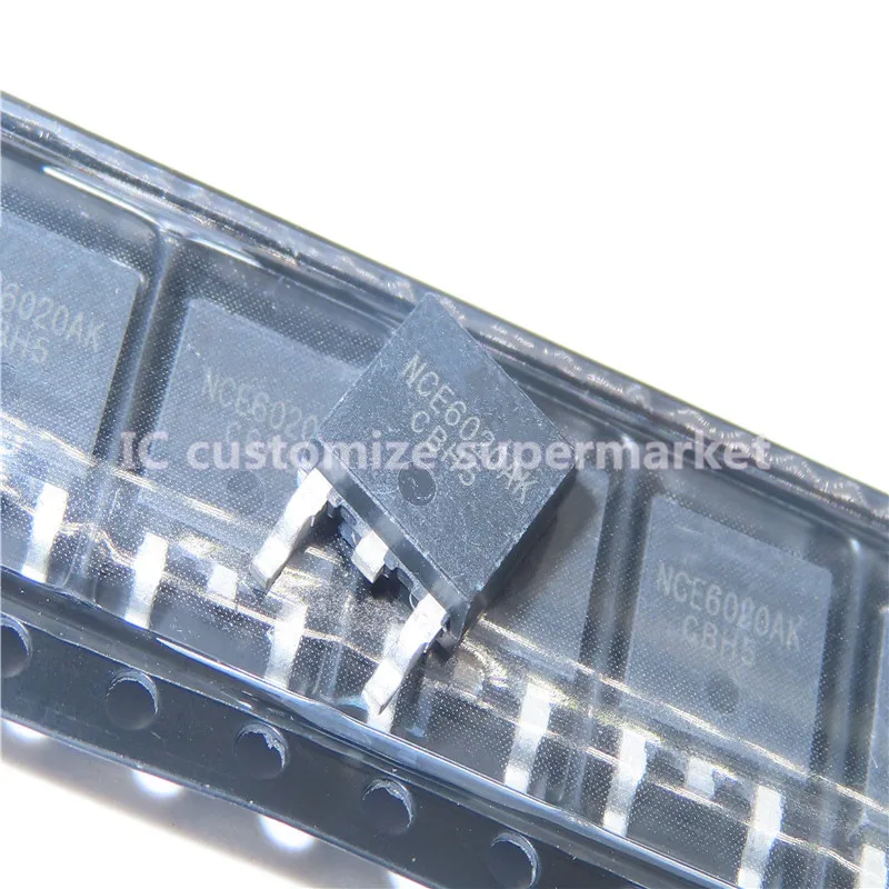 10 шт./лот NWE NCE6020AK TO-252 60V 20A SMD транзистор 10 шт./лот NWE NCE6020AK TO-252 60V 20A SMD транзистор