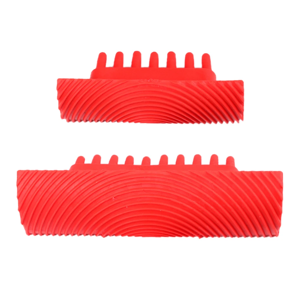 

2pcs Rubber Wood Grain Paint Roller Brush DIY Graining Painting