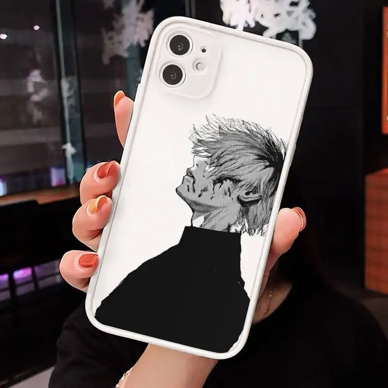 

Tokyo Ghoul Japan anime Phone Case matte transparent For iphone 7 8 11 12 plus mini x xs xr pro max cover