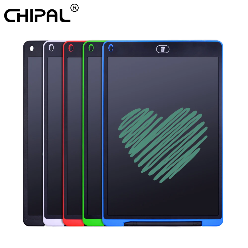 CHIPAL 12 дюймов ЖК-планшет для рисования цифровые графические планшеты электронные блокноты для рукописного ввода графическая доска для детей