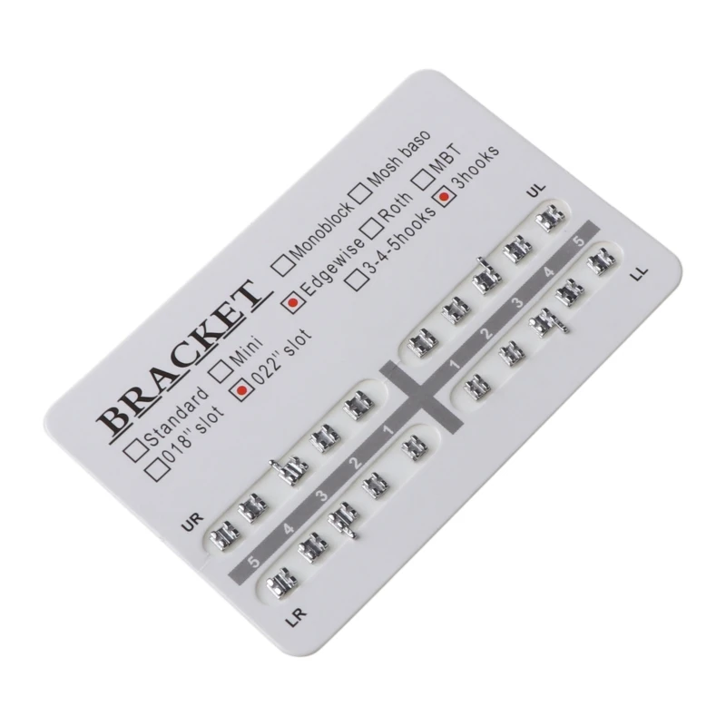 Поддельные скобы Новые 20 шт. Ортодонтические стоматологические 022 &quotслот 3