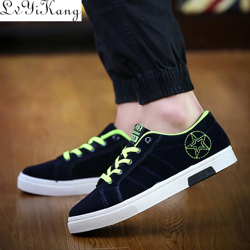 Кроссовки мужские холщовые дышащие сникерсы низкая подошва повседневная обувь