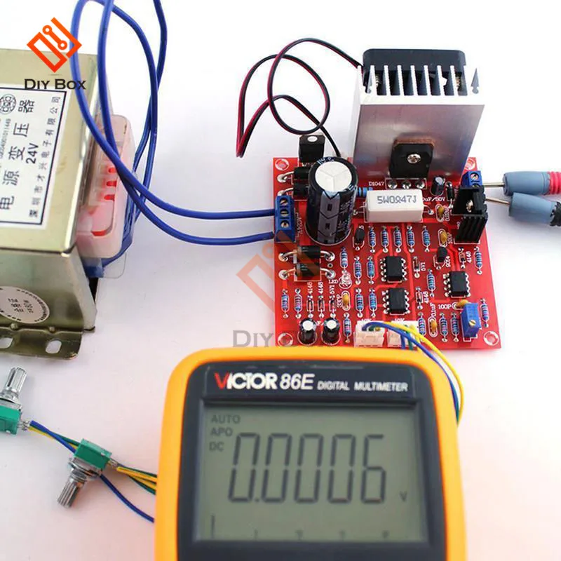 0-30 в 2mA-3A DC Регулируемый источник питания DIY Kit непрерывный регулируемый ток ограничитель защиты для школы, образования, лаборатории