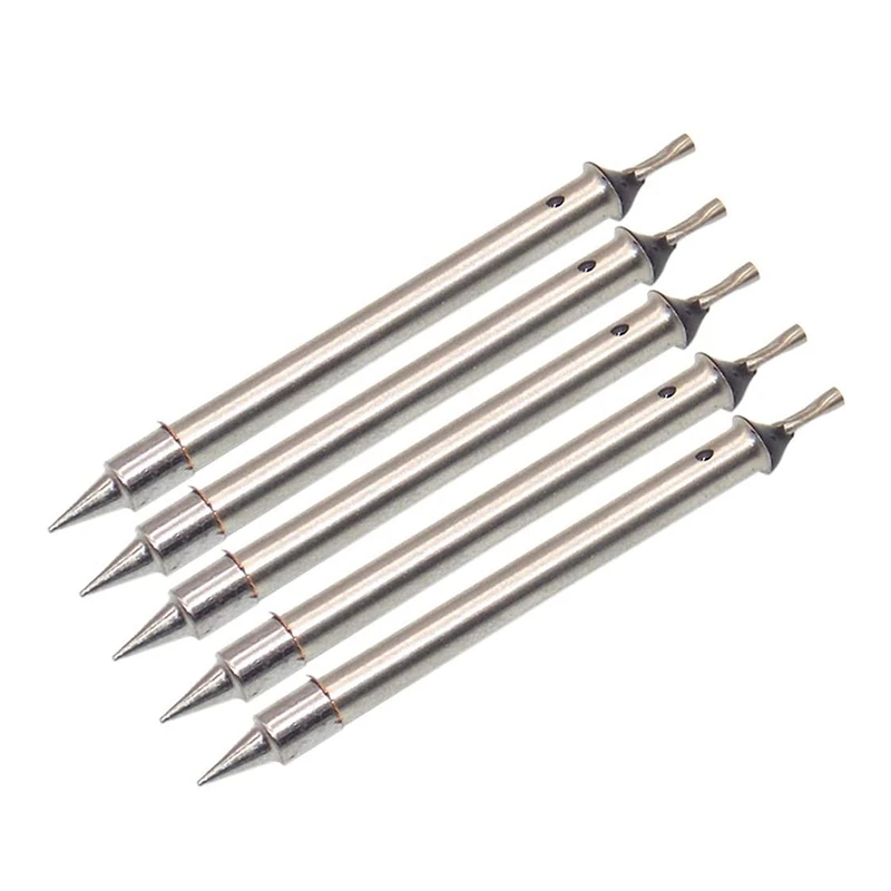 

New 5Pcs USB Soldering Iron Tip Soldering Iron Tip for USB Powered 5V 8W Electric Soldering Iron Replacement