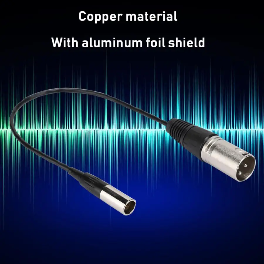 Папа папа аудио кабель Mini XLR 3PIN штекер для Canon передачи камеры микрофон
