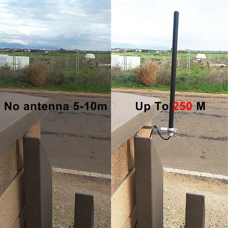 433MHZ control gain antenna for gate garage door shutter 433.92mhz remote command handheld transmitter |