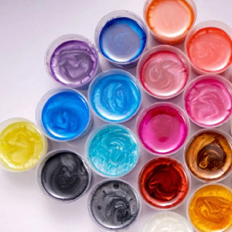 

24 Colors Cosmetic Grade Pearlescent Natural Mica Mineral Powder Epoxy Resin Dye Pearl Pigment