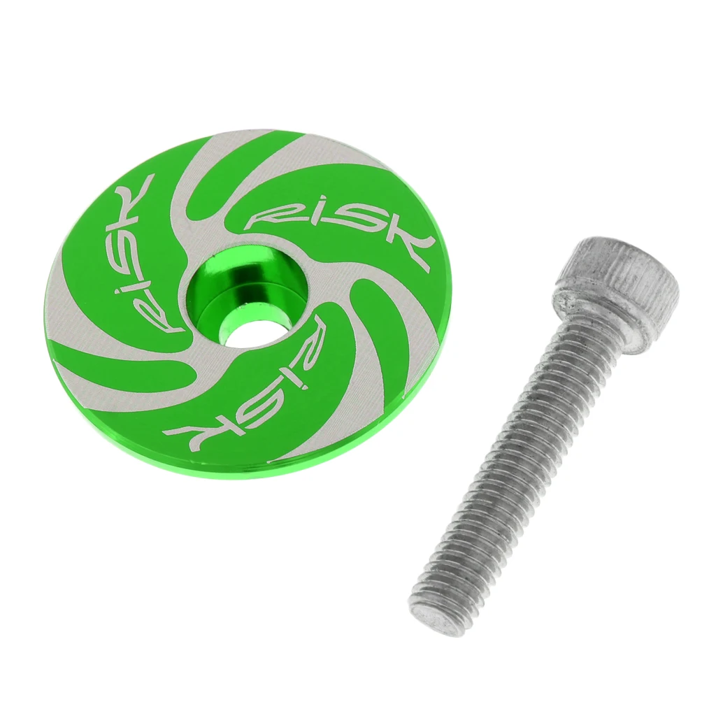 Green Cyclone Велосипедная дорога горный велосипед 1-1/8 дюймов Крышка для гарнитуры - Цвет: Green Cyclone