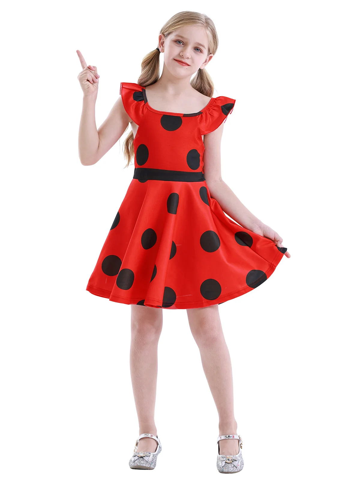 Карнавал 2021 платье для косплея Redbug девочек летняя одежда вечернее Red bug детское на