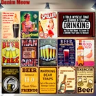 Бесплатная доставка, холодное пиво, винтажные металлические оловянные знаки, домашний бар, декор для паба, декоративные тарелки для клуба, известное пиво, железная картина, Настенная Наклейка A118