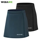 Женские велосипедные шорты WOSAWE, юбки, 3D гелевые мягкие трусики, удобное Велосипедное нижнее белье, одежда 2 в 1, шорты