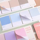 Бумага для заметок Четырехцветная самоклеящаяся, 80 шт.