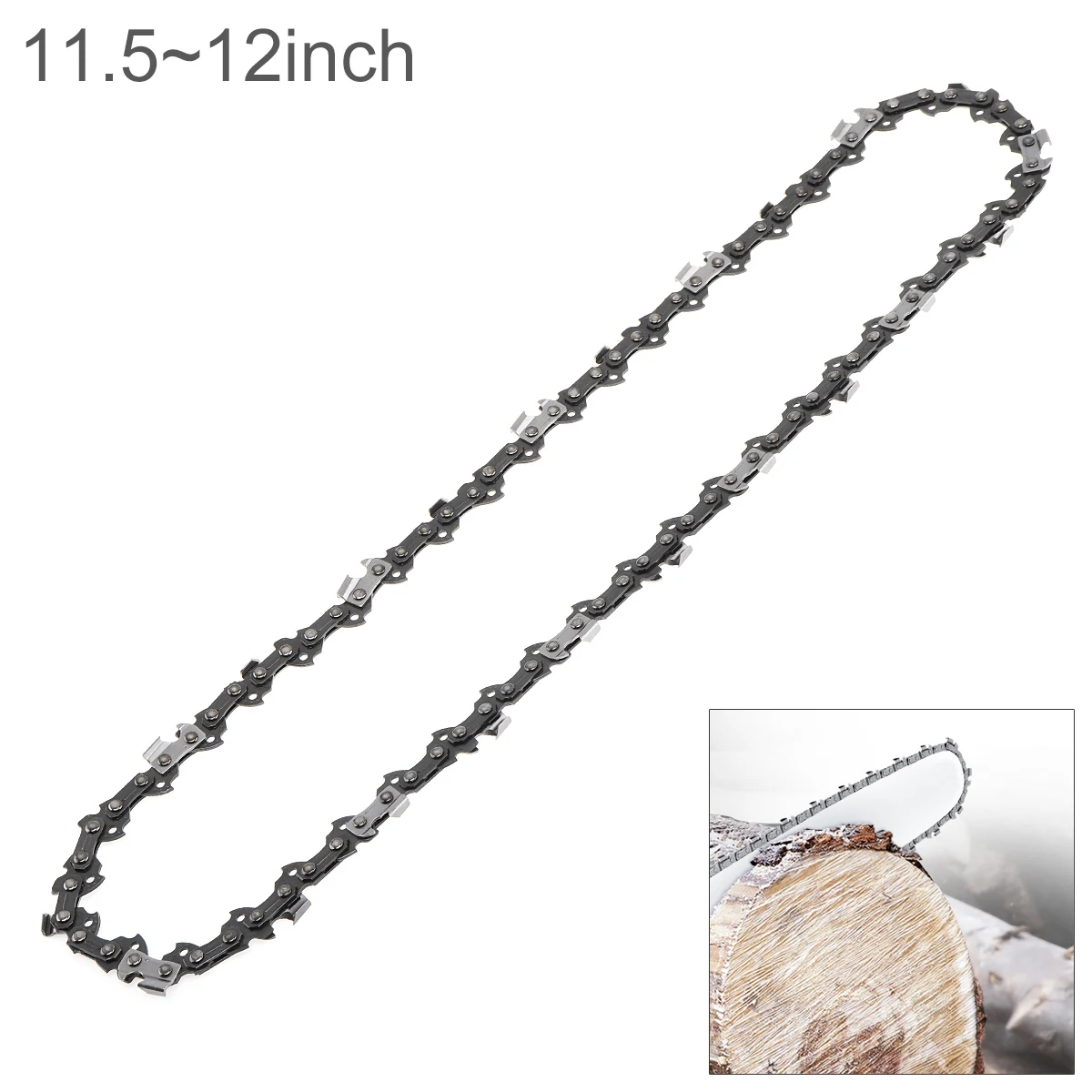 

12Inch Chainsaw Chain 3/8 Pitch Saw Chain 45 Drive Link Electric Chainsaw Parts Chainsaw Blades for Woodworking