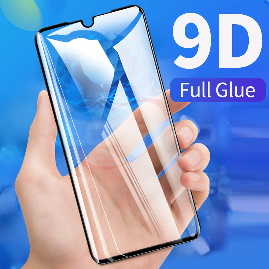 9D закаленное стекло с полным клеем для HUAWEI P30 Honor View 20 lite V20 Play 8X 9X Pro PSmart Plus 2019