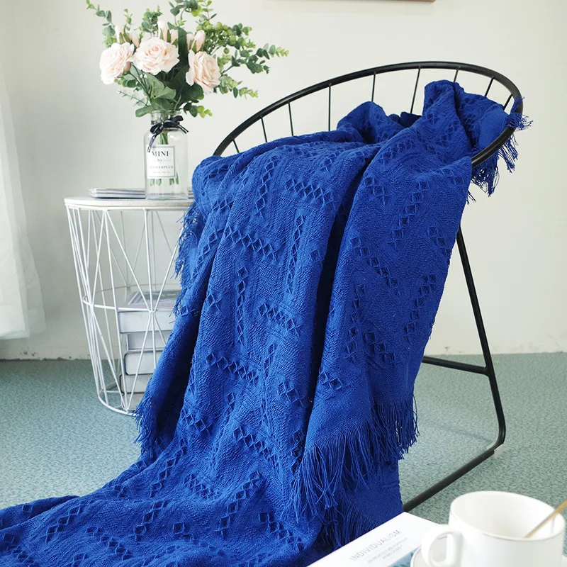 New Modern Simple ins Sofa Hanging Tapestry Nordic Knitted Throw Thread Cover Blanket for Home Living Room Couch Towel Slipcover|Чехлы для