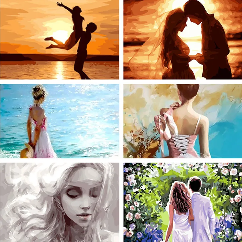 

Набор для рисования по номерам на холсте «сделай сам»