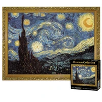 new 3000 pieces puzzle hell difficulty old master oil painting museum collection art high quality jigsaw gift for best friend