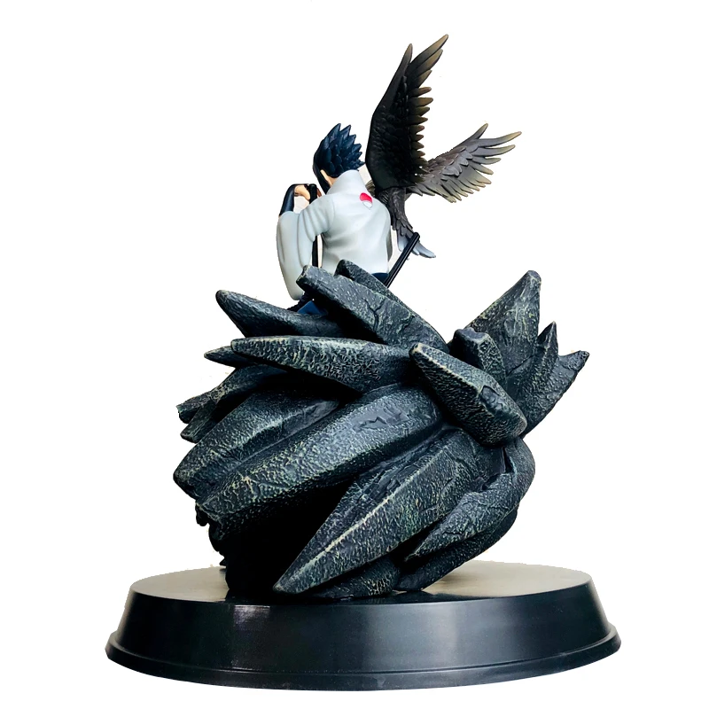 Фигурки из аниме Наруто Шипуден модель Uchiha Sasuke Itachi GK экшн-фигурка 35 см модели