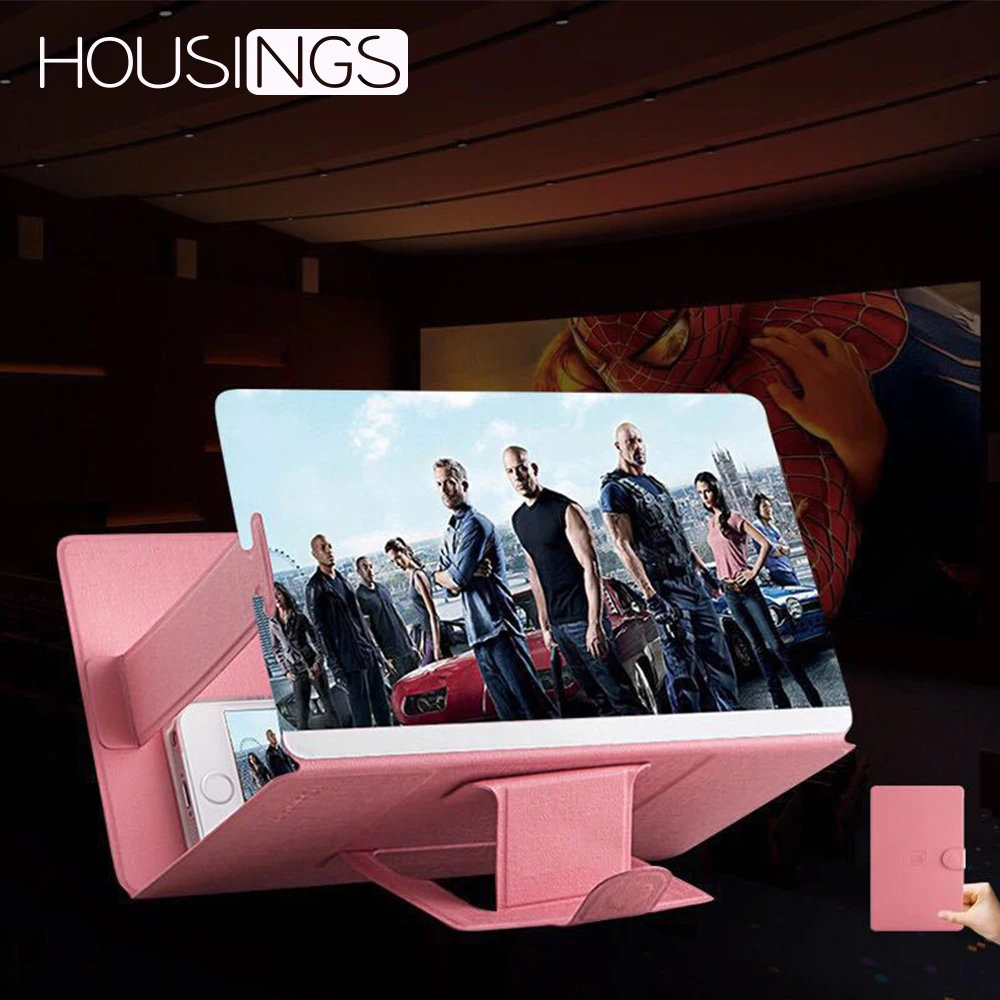 3D держатель экрана Универсальный мобильного телефона увеличительное стекло HD