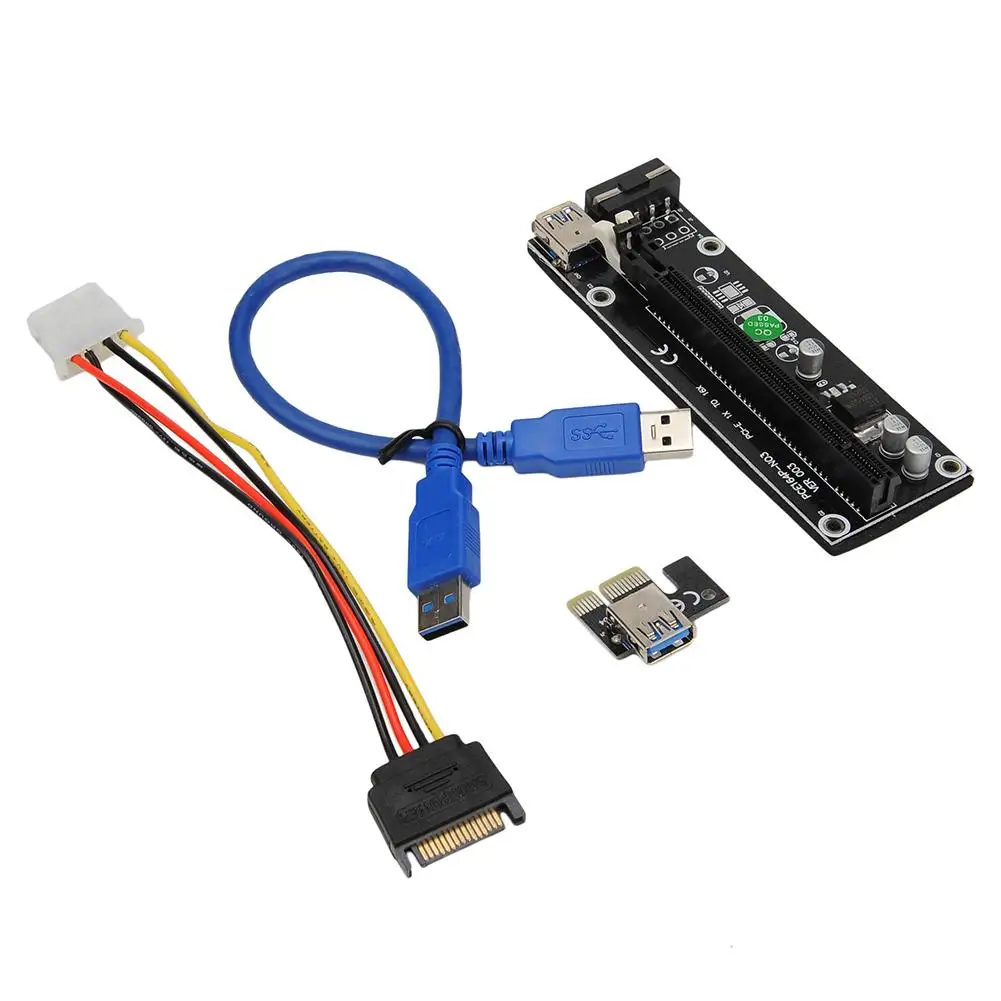 USB3.0 PCIE 1X до 16X видеокарта удлинитель майнинговая карта |