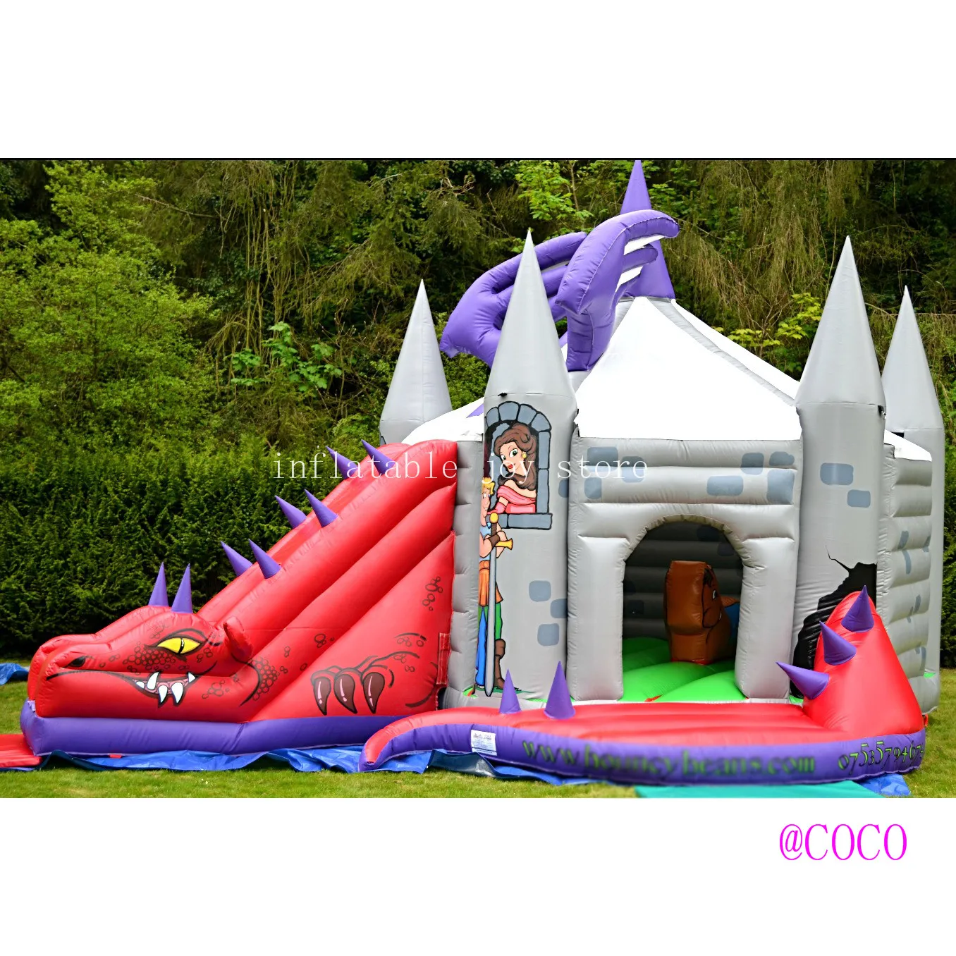 Бесплатный воздушный корабль до двери новый дизайн надувной замок дракона батут