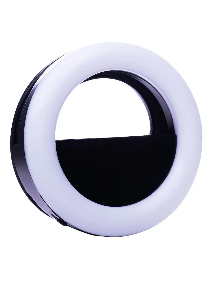 Кольцевая лампа с ровным светом селфи кольцо для телефона черный|Новизна