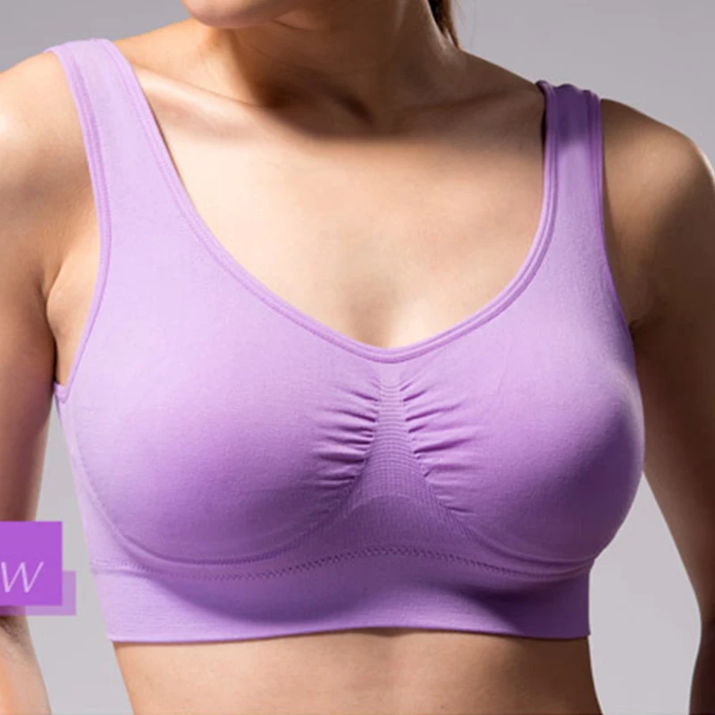 Новое поступление Спортивные Бюстгальтеры без проволоки для женщин бега йоги