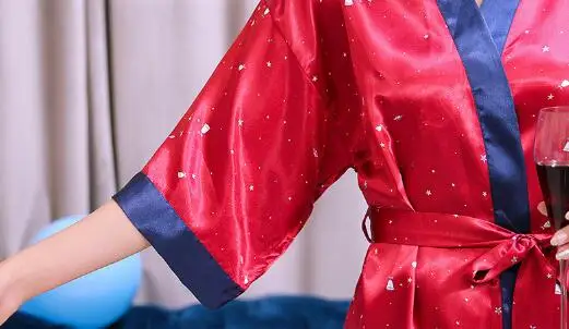 Повседневные халаты для подружки невесты новый сексуальный шелковый халат