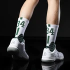 Носки для баскетбола Giannis, толстые, с цифровым номером, для команды Milwaukee, тридцати четыре