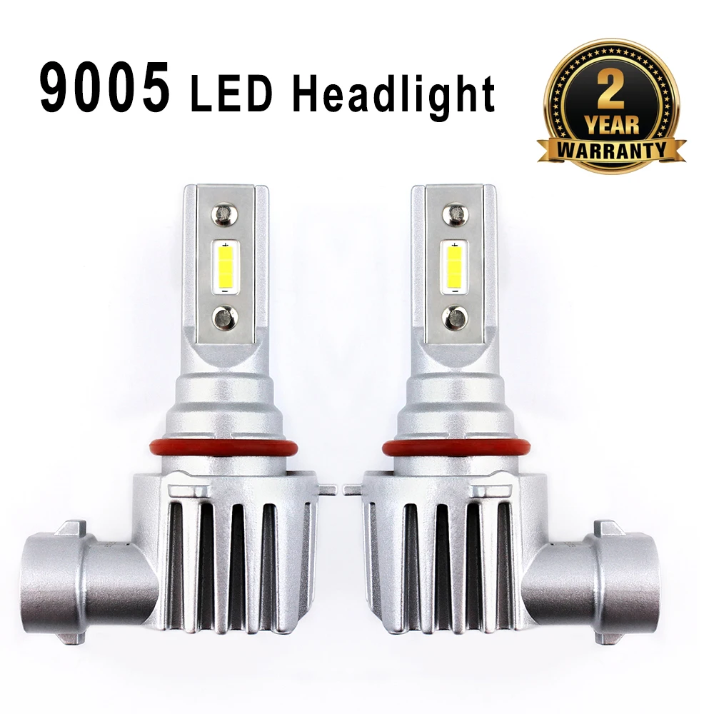 

2 шт., Автомобильные светодиодные лампы 9005 лм